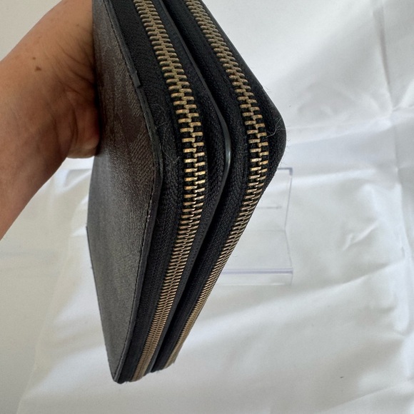 Coach Double Zip Travel Organizer In Signature Canvas - Picture 7 of 15